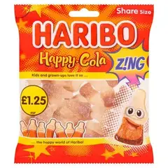 HARIBO - Gomitas Happy Cola Zing 140 g