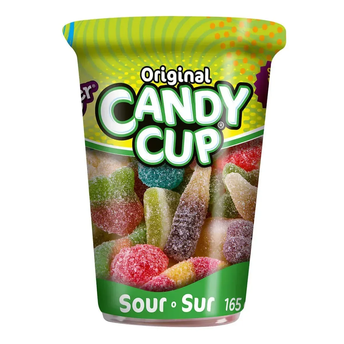 HUER - Gomitas Ácidas Candy Cup Huer 165 g