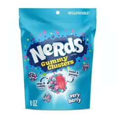 NERDS - Caramelos Gummy Clusters Very Berry 227 g