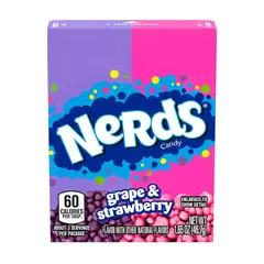 GENERICO - Masticables Uva Frutilla Nerds 46.7 g