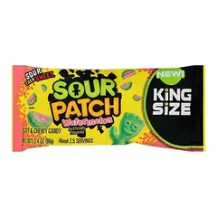 SOUR PATCH KIDS - Gomitas Watermelon King Size 96 g