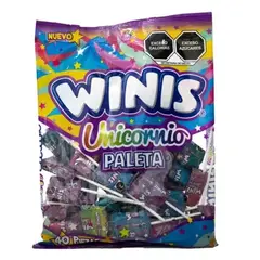 WINIS - Caramelos Unicornio Paleta 280 g