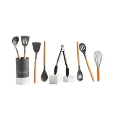 THOMAS - Set Utensilios De Cocina de Silicona 9pzas TH-MUT09N
