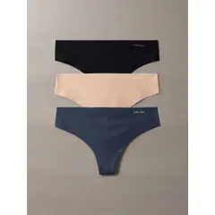 CALVIN KLEIN - Pack de 3 Colaless Invisibles Micro Multicolor