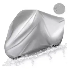 IRM - Funda Protectora Carpa Para Moto Impermeable Cubierta Universal Motocicleta Resistente Lluvia