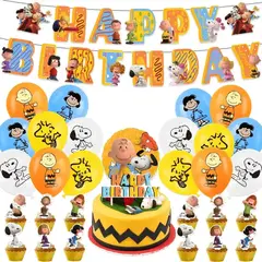 GENERICO - Kit Cotillón Snoopy Cumpleaños