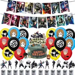GENERICO - Set De Cumpleaños Jujutsu Kaisen Cotillón