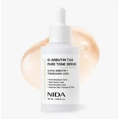 NIDA - Serum aclarante con alfa arbutina y ácido tranexámico