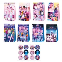 GENERICO - Set De 12 Cajitas De Cumpleaños Demon Hunter Kpop Huntrix