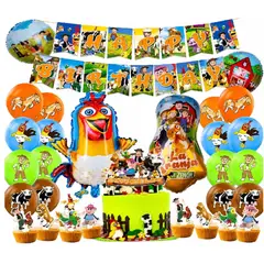 GENERICO - Kit Cotillón La Granja De Zenón Set De Cumpleaños