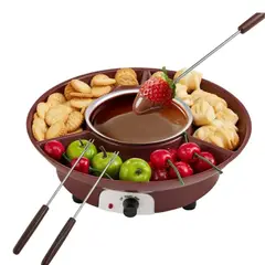 GENERICO - Fondue Eléctrico Para Chocolate con compartimientos.