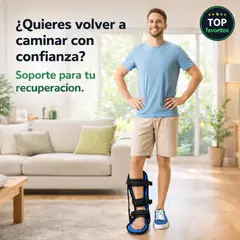 MOVI - Férula Ajustable para Pie y Tobillo Ortopédica Ambidiestra Rehabilitación Talla Única Adulto