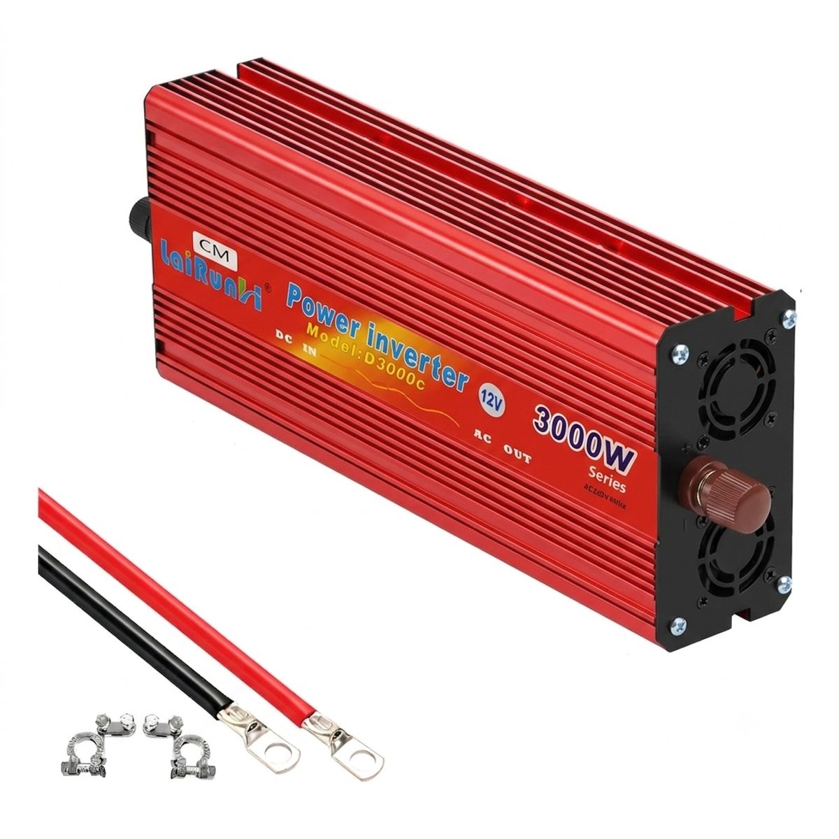 Inversor Voltaje 3000w Transformador 12v A 220v Conversor De Energia Puerto Usb Para Automovil, marca IRM - Foto Principal
