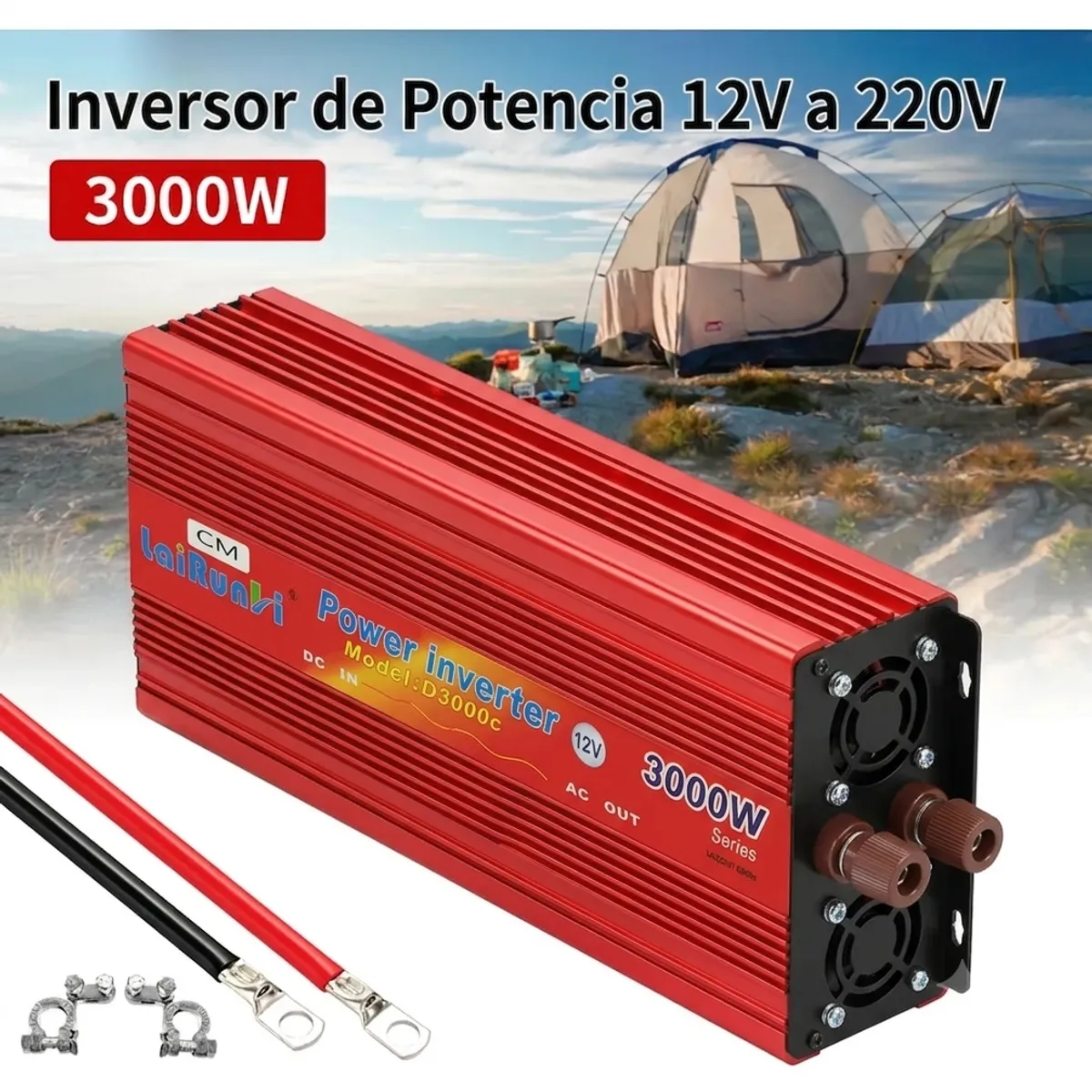 Inversor Voltaje 3000w Transformador 12v A 220v Conversor De Energia Puerto Usb Para Automovil, marca IRM - Foto 2