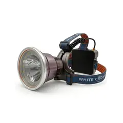 CROWN - Linterna Minera Led Cabeza Foco Caza Camping 800w