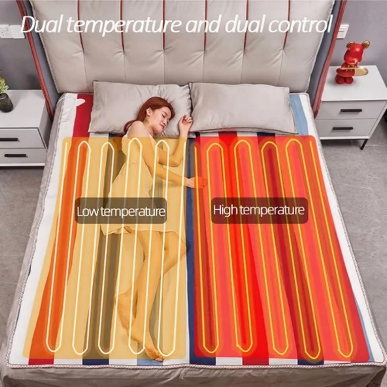 GENERICO Calientacama 2 Plazas 9 Niveles De Ajuste De Temperatura