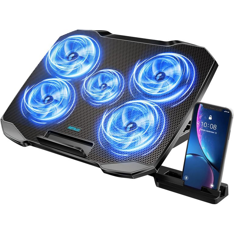 GENERICO Base Enfriadora AIMIUZI F2PLUS5 5 Ventiladores 15.6 Ajustable