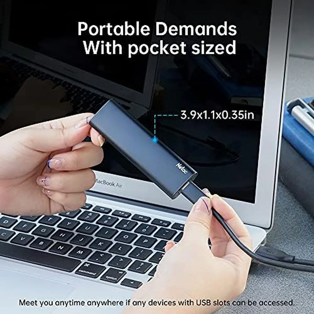 NETAC - SSD Externo Netac ZSlim 500GB USB 3.2 Gen2 TypeC