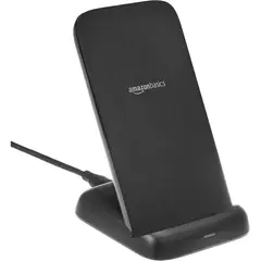 AMAZON BASICS - Cargador Inalambrico 10W Qi Soporte Rapido