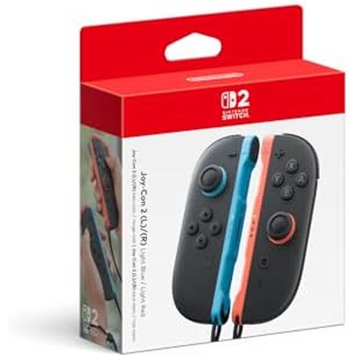 NINTENDO - Control Nintendo JoyCon 2 LR Azul Rojo Switch 2 HD Rumble