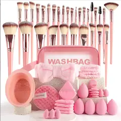 TNAKIEX - Kit De Maquillaje 56 Piezas Profesional Incluye 30 Brochas