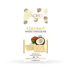 GENERICO - Barra Chocolate Blanco con Coco Cachet 100 g