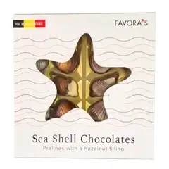 GENERICO - Chocolates Sea Shell Belga con Avellana Favoras 250 g