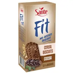 GENERICO - Galletas Fit Cacao Sin Azúcar Sante 300 g
