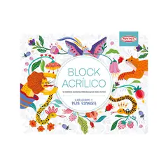 ARTEL - Block Acrílico 12 Diseños Predibujados Para Pintar 32x25cm
