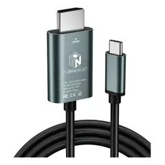 GENERICO - Cable USB-C a HDMI 8K para Monitor y TV, Nylon Reforzado, 1.8 m
