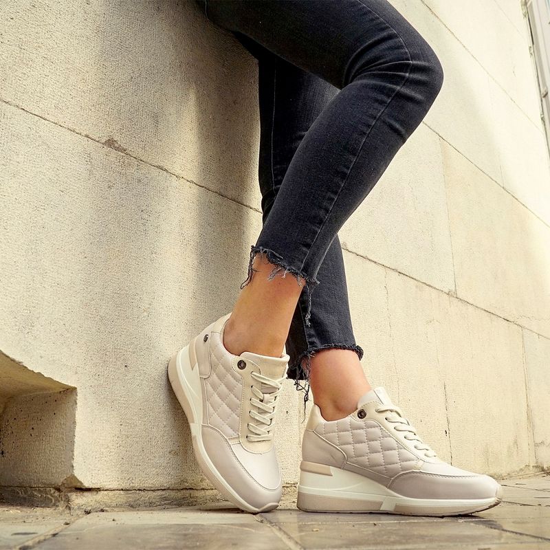 XTI - Zapatilla Urbana Mujer Blanca Xti