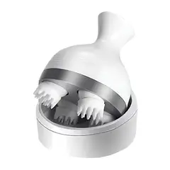 NOVYSTOR - Masajeador Cabeza Eléctrico Inalámbrico Masajes Blanco