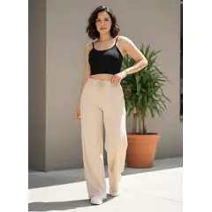AGW - Pantalón Buzo Palazzo Mujer Algodon Nacional