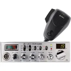 COBRA - Radio CB 29 LTD Classic AMFM 40 Canales 4W Cromado