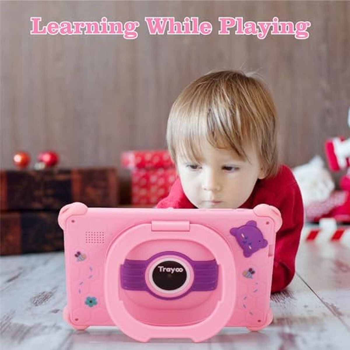 GENERICO - Tablet Infantil Trayoo T9 7 Pulgadas 32GB Rosa Control Parental