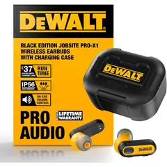 DEWALT - Audafonos Inalambricos ProX1 Negros IP56 37H