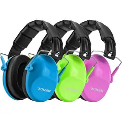 ZOHAN - Audafonos Niaos Cancelacian Ruido 25dB NRR 3 Pack