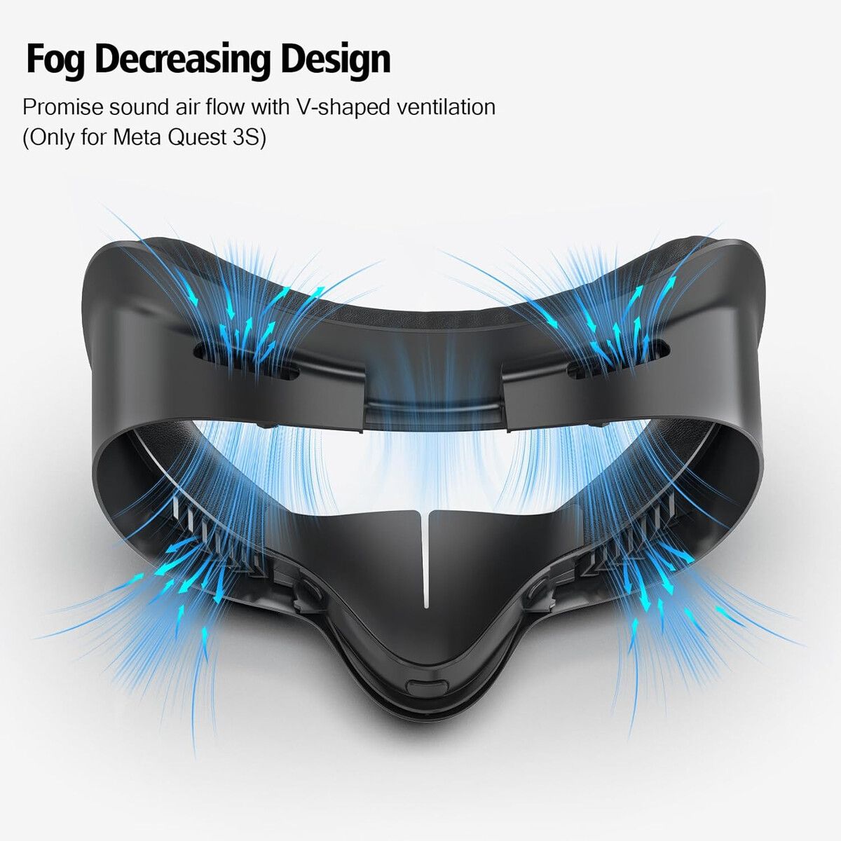 OCULUS - Cubre Rostro VZNEK Oculus Quest 3S Espuma PU Antisudor