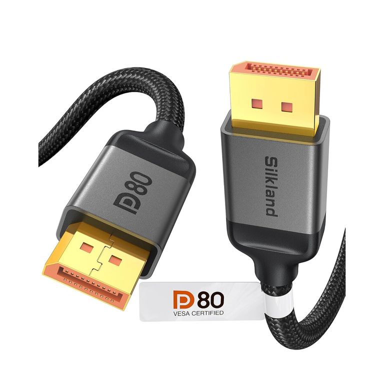 GENERICO Cable DisplayPort Silkland 2.1 80Gbps 2M VESA Certificado