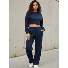 AGW - Pantalón Buzo Palazzo Mujer Algodon Nacional