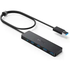ANKER - Hub USB 4 Puertos USB 3.0 Ultra Slim