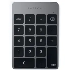 SATECHI - Teclado Numarico Slim Bluetooth 18 Teclas Aluminio