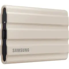 SAMSUNG - Disco SSD Portatil T7 Shield 2TB USB 3.2 1050MBs Beige
