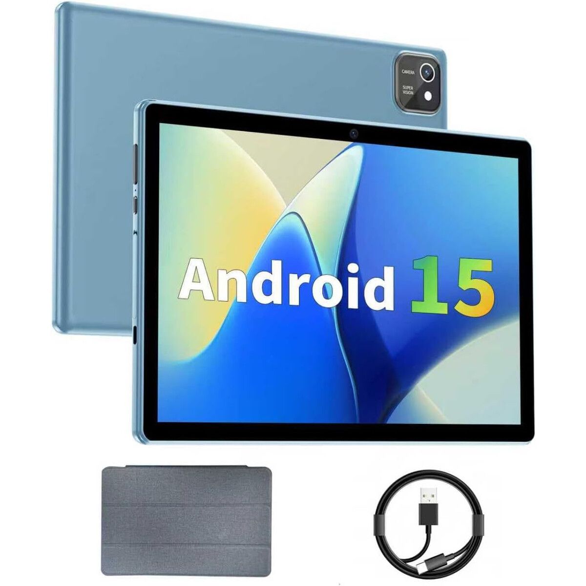 GENERICO - Tablet Aiprotablet 10 Android 15 12GB RAM 64GB ROM 1TB Exp