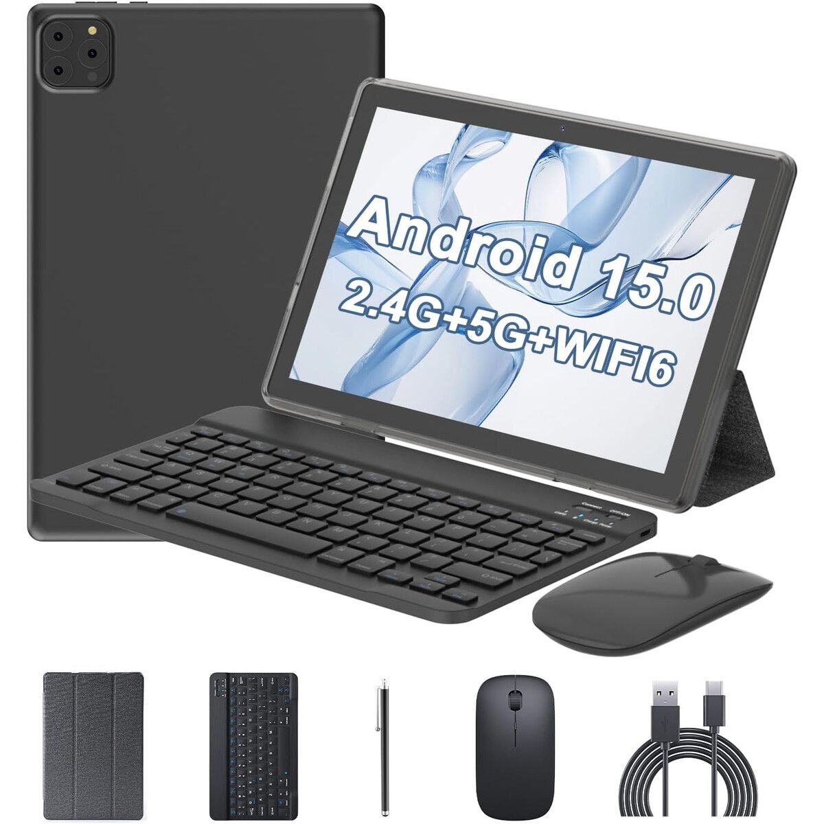 GENERICO - Tablet ICONLINK ZB32A 10.1 Android 15 12GB 64GB 2en1 WiFi6