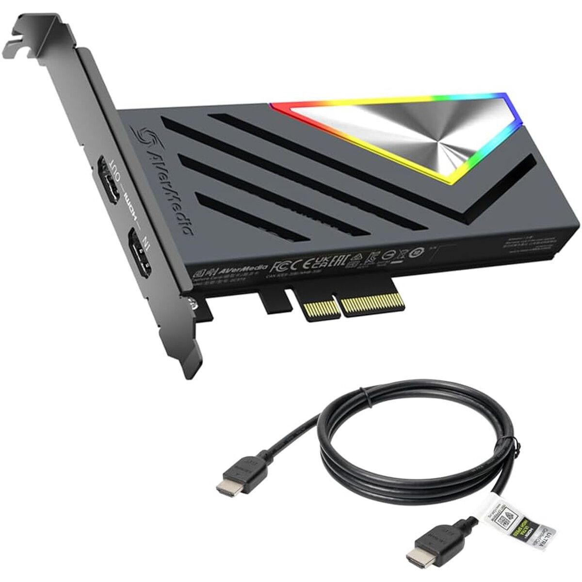 AVERMEDIA - Tarjeta Capturadora AVerMedia Live Gamer 4K 2.1 PCIe HDMI 2.1 240Hz