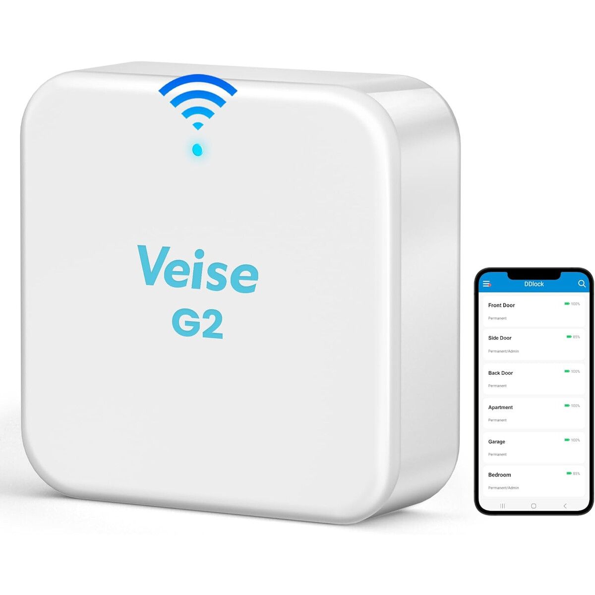 Gateway WiFi Veise G2 para Cerradura Inteligente Control Remoto, marca GATEWAY - Foto Principal