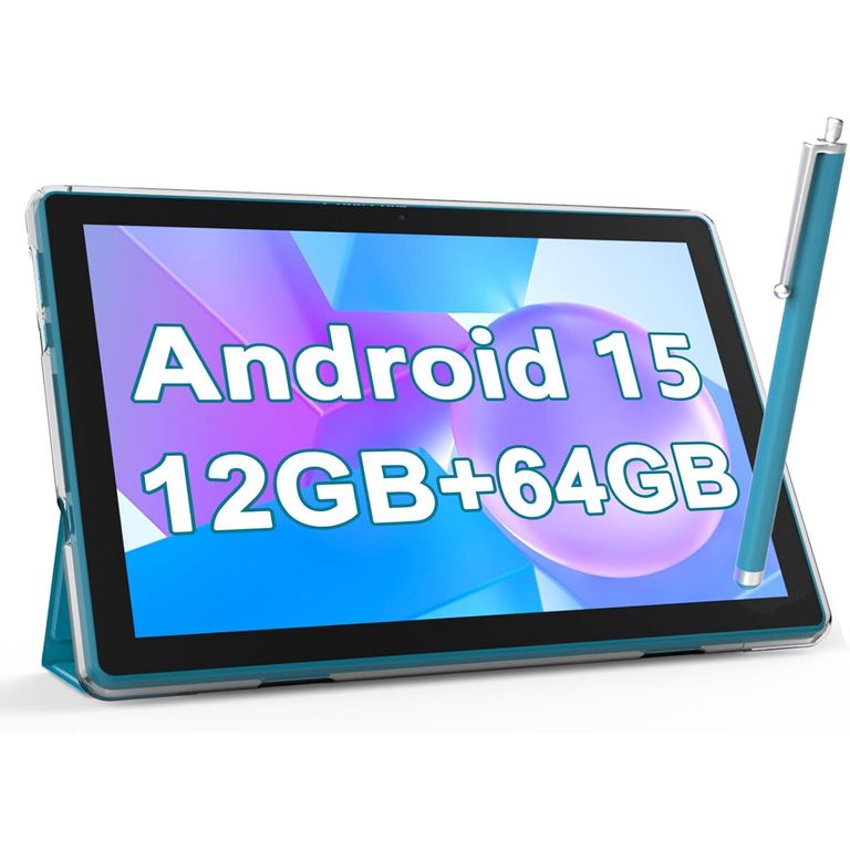GENERICO Tablet NOVOJOY 10 Android 15 12GB 64GB Funda Stylus