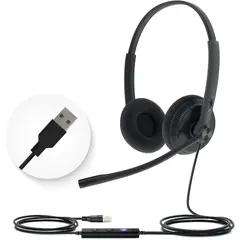 YEALINK - Auricular USB UH34 Lite Dual Teams con Micraafono