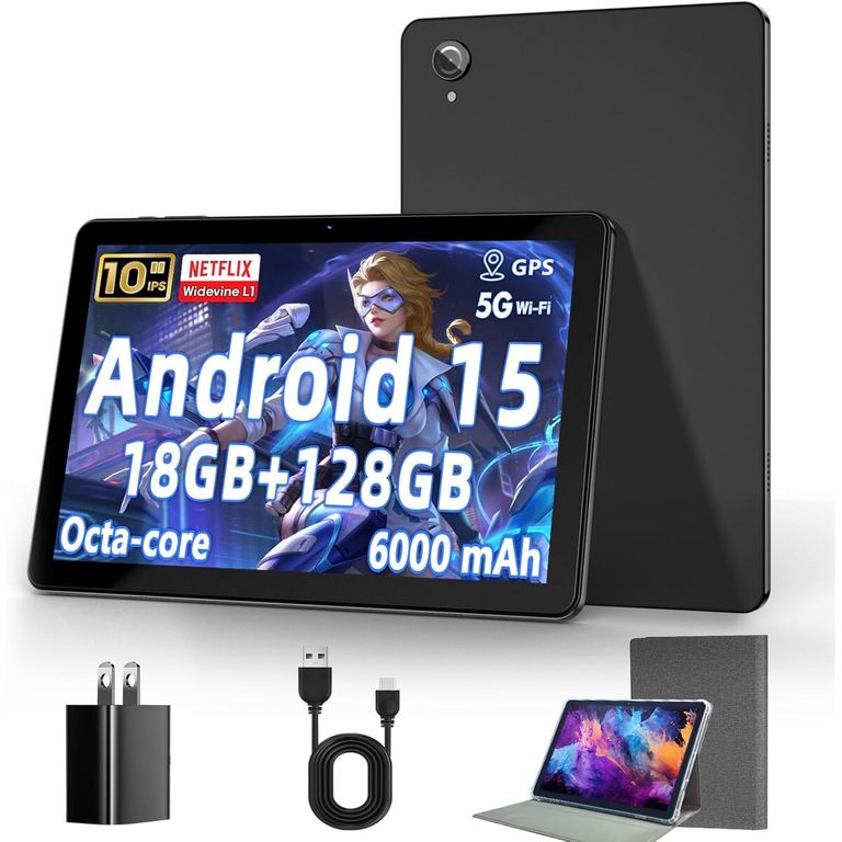 GENERICO Tablet Aobante K70 10 Android 15 18GB RAM 128GB 6000mAh